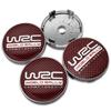 4PCS 56MM 60MM WRC World Rally Championship Emblem Car Wheel Center Cap Hubs Cover Badge Auto Styling Accessories