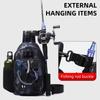 Fischerei Brusttasche Mit Rutenhaltern Taktisch Sport Jagd Rig Tasche Outdoor Wandern Klettern Radfahren Molle Tasche Angelgerät Bauchtasche