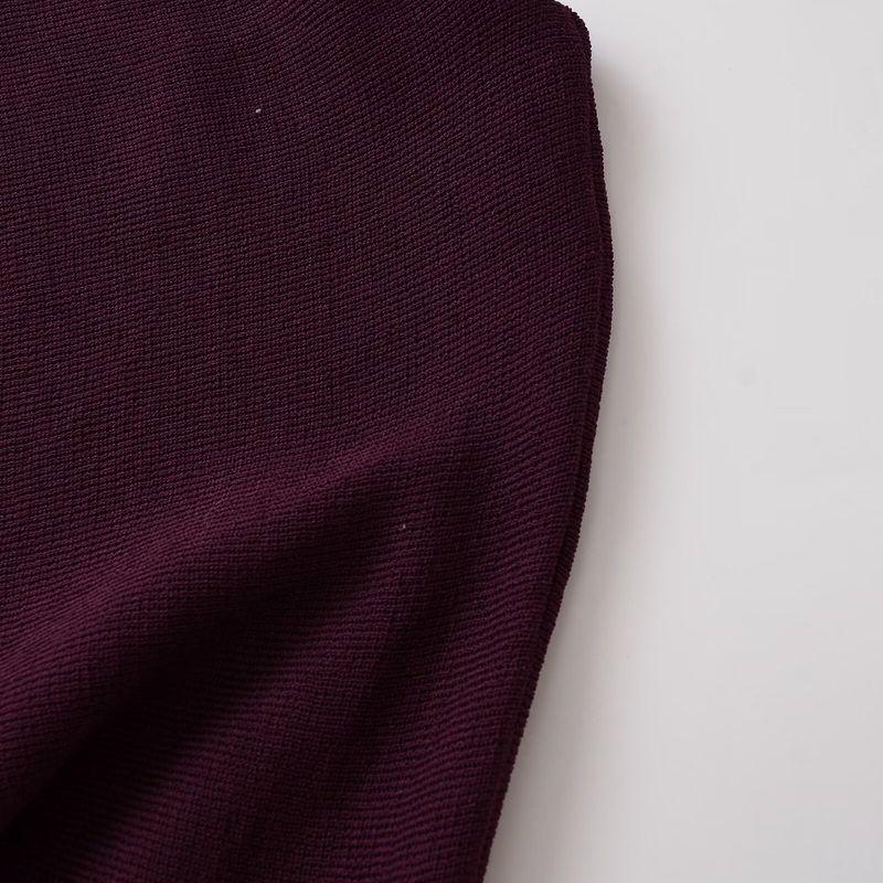 Kaslead New Women Clothes Western Style Fashion Plain Stitch Layer Drape Long Sleeve Top 3456104