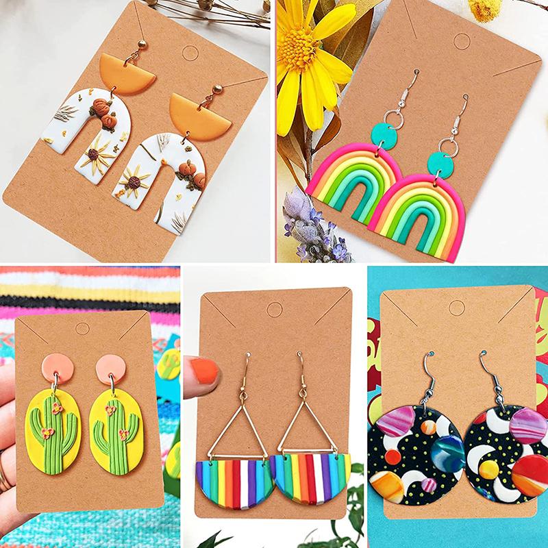 18/21/24 Stück Polymer Clay Ohrring-Ausstecher Geometrie-Form Backform Handgefertigter DIY Schmuckherstellung Kuchen Kekse Ausstecher Kunststoff