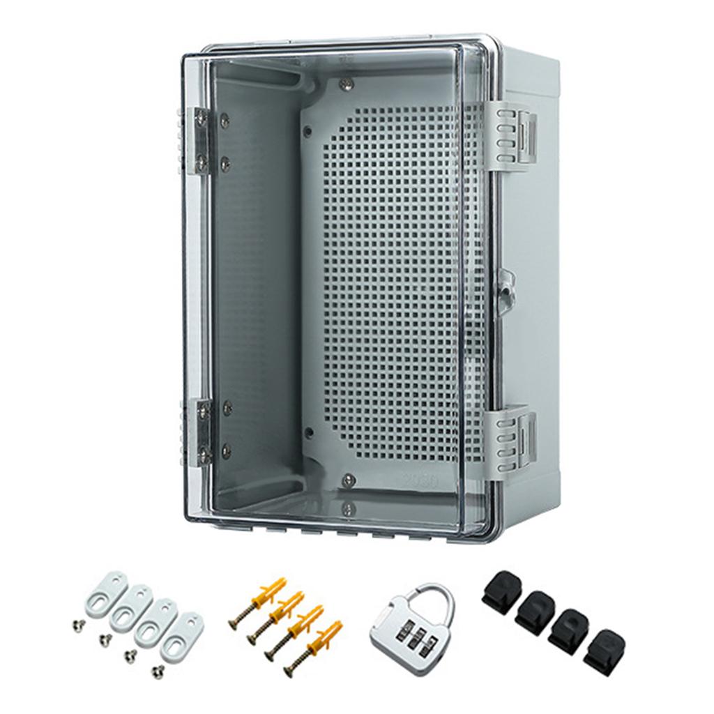 Practical Industrial Waterproof Electrical Box With Lock And Wall Mounted Set Accessory for Outdoor Applications