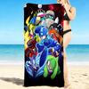 1Pc Mega Man Adventure Beach Towel Quick Dry Multiuse For Beach Pool Gym Yoga Home Travel Christmas Halloween Xmas Gift N1482