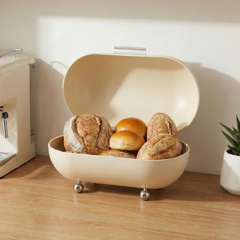 High Quality Bread Organizers Boxes With Rusts Proof Coating Storage Container Perfect For Storing Snacks And Baked Goods