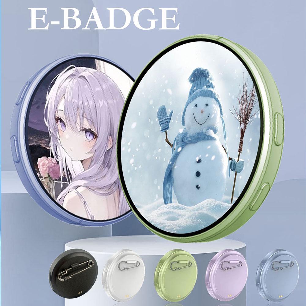 Badge Anime à Écran Tactile Intelligent: Affichage Vidéo/Photo Personnalisé 2D