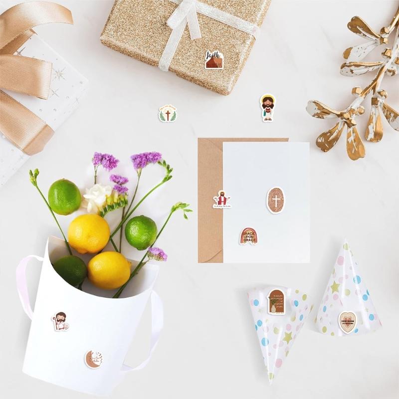 Adhesive Sticker Religion Character Sticker Decal Laptop Sticker Asthetic Decal Scrapbooking Sticker Gift Box Sticker