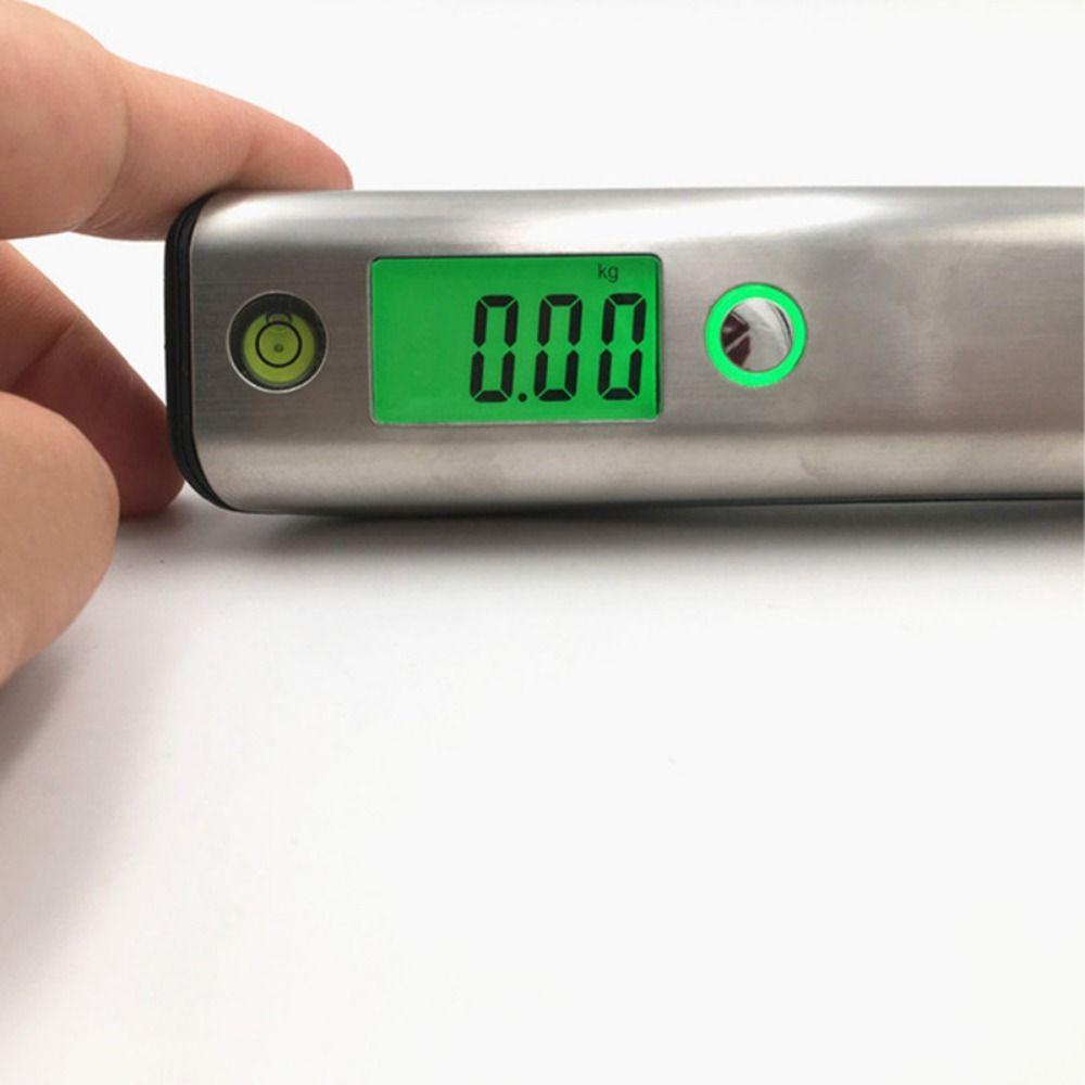 Stainless Steel Cover Digital Luggage Scale Electronic Weighing Scale  Baggage Weight