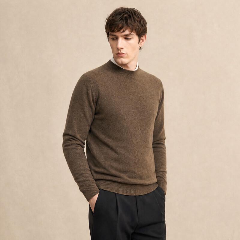JOW Men's Wool & Yak Blend Crewneck Sweater