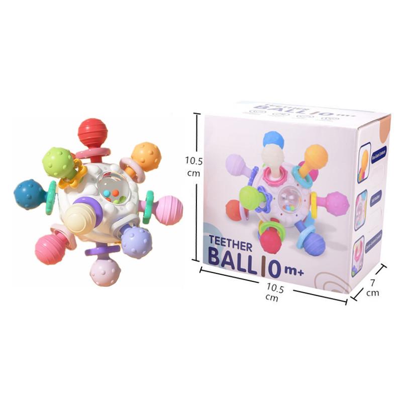 Manhattan Infant & Toddler Soothing Atom Rattle & Teether Toy