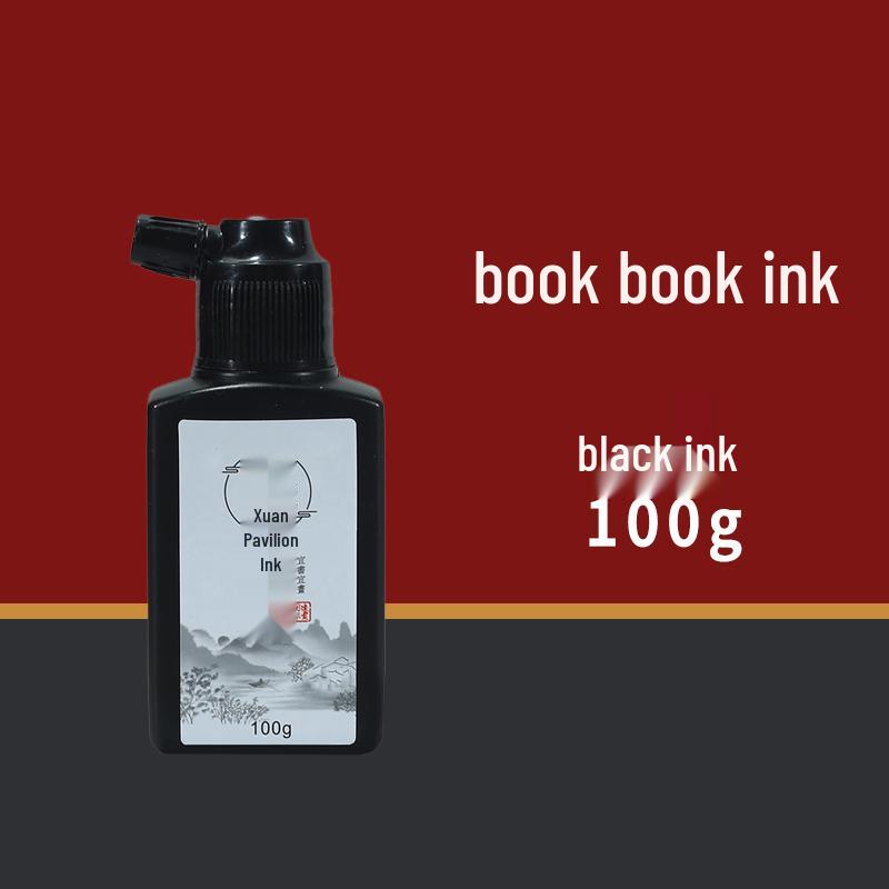 

Calligraphy Sutra Copying Ink: Small Regular Script, Black & White, Gold Ink, Couples Writing, Small Bottle