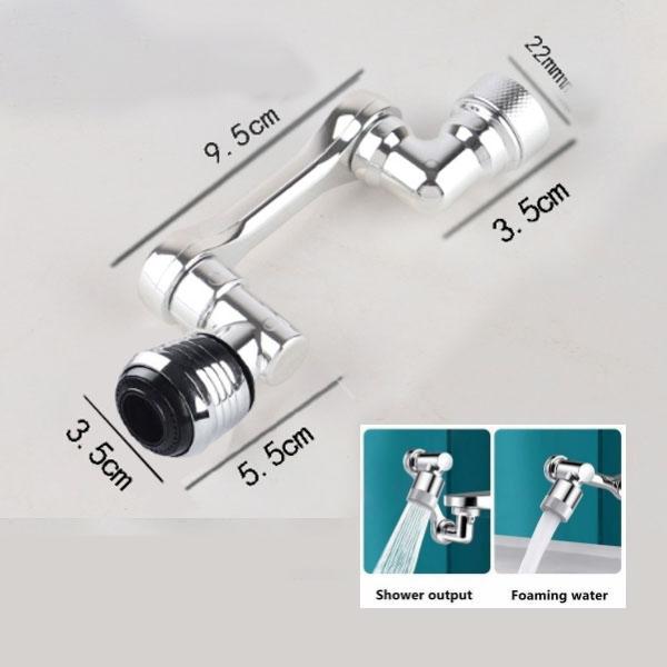 Универсальный поворотный смеситель на 1080°, фильтр против брызг, ванная комната, кухня, водосберегающий кран, насадка-удлинитель, адаптер, смесители, барботер