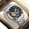 Men's High-End Multi-Functional Mechanical Fashion Watch – Stylish Business Wristwatch