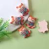 Mini Resin Animals Animal Keychains Resin Cabochons Flatback Charm for Embellishments Flat Back Scrapbooking Decor
