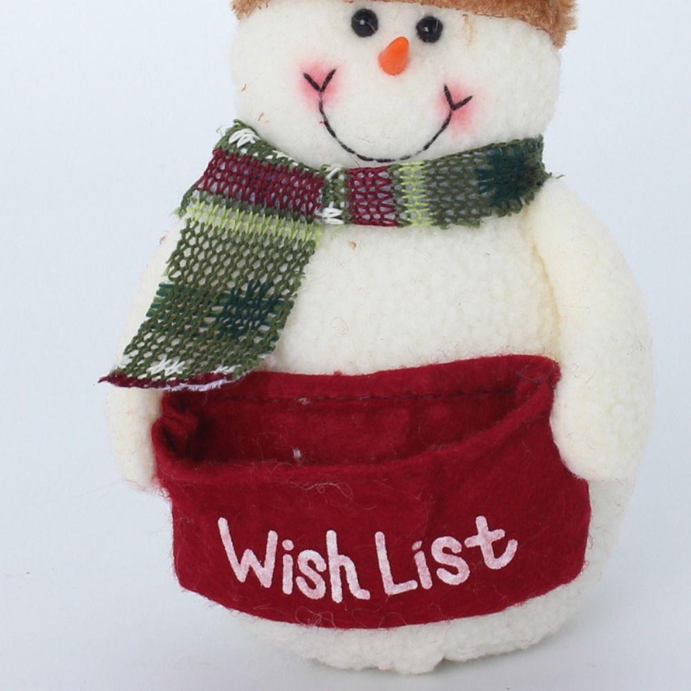 Accessories Christmas Tree Christmas Pendant Snowman Dolls Stuffed Toy Christmas Decoration