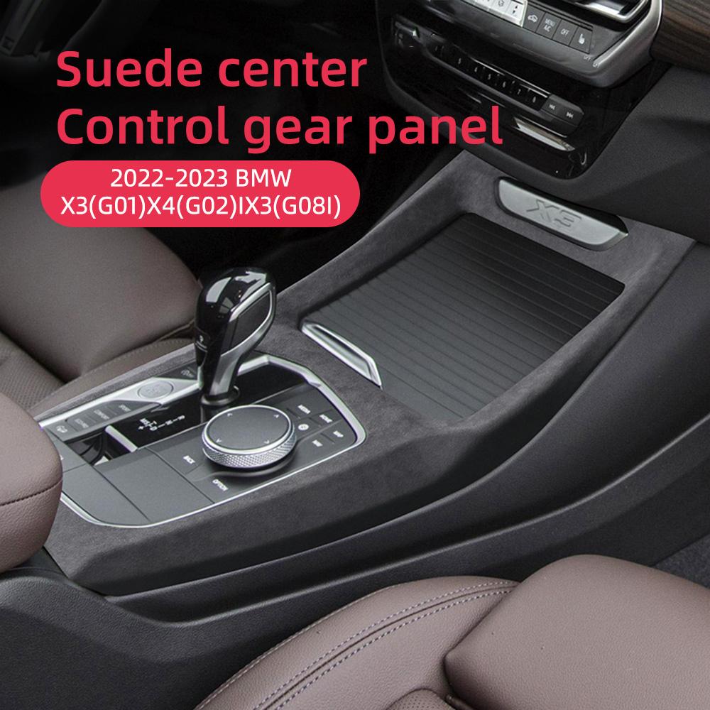 Pokrywa Panelu Zmiany Biegów dla BMW G01 G02 G08i X3 X4 IX3 2022-2023 Flanelowy ABS Wykończenie