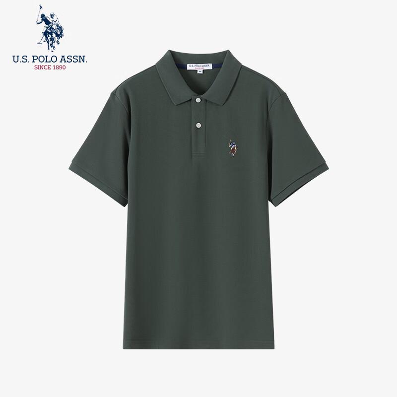 U.S. POLO ASSN. Men s Wrinkle-Free Short Sleeve Polo Shirt 2XL