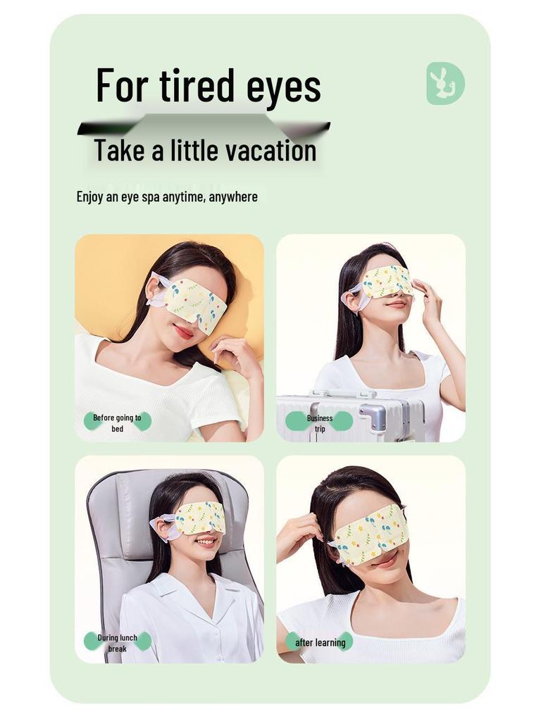 Kangaroo Doctor Self-Heating Steam Eye Mask with Lutein and Anthocyanin for Eye Fatigue Relief