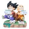 15cm Anime Dragon Ball Z Figures Milk Childhood Son Goku Krillin Gk Action Figure Pvc Statue Collections Model Doll Toys Kids