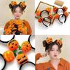 2025 Halloween Pumpkin Goofy Headband: Creative Hair Accessory for Parties and Mischief