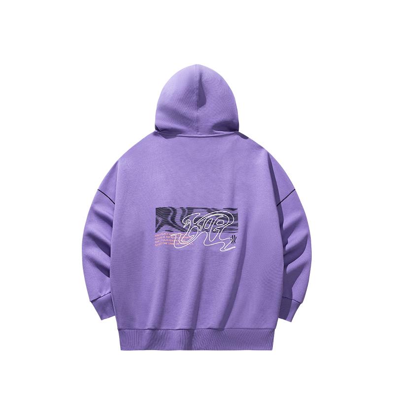 Anta Série Basketball Série Kyrie Simple Polyvalent Confortable Sweat à capuche Imprimé Lettres Épaules Tombantes Ample Sweat-shirt Unisexe 172531705-6