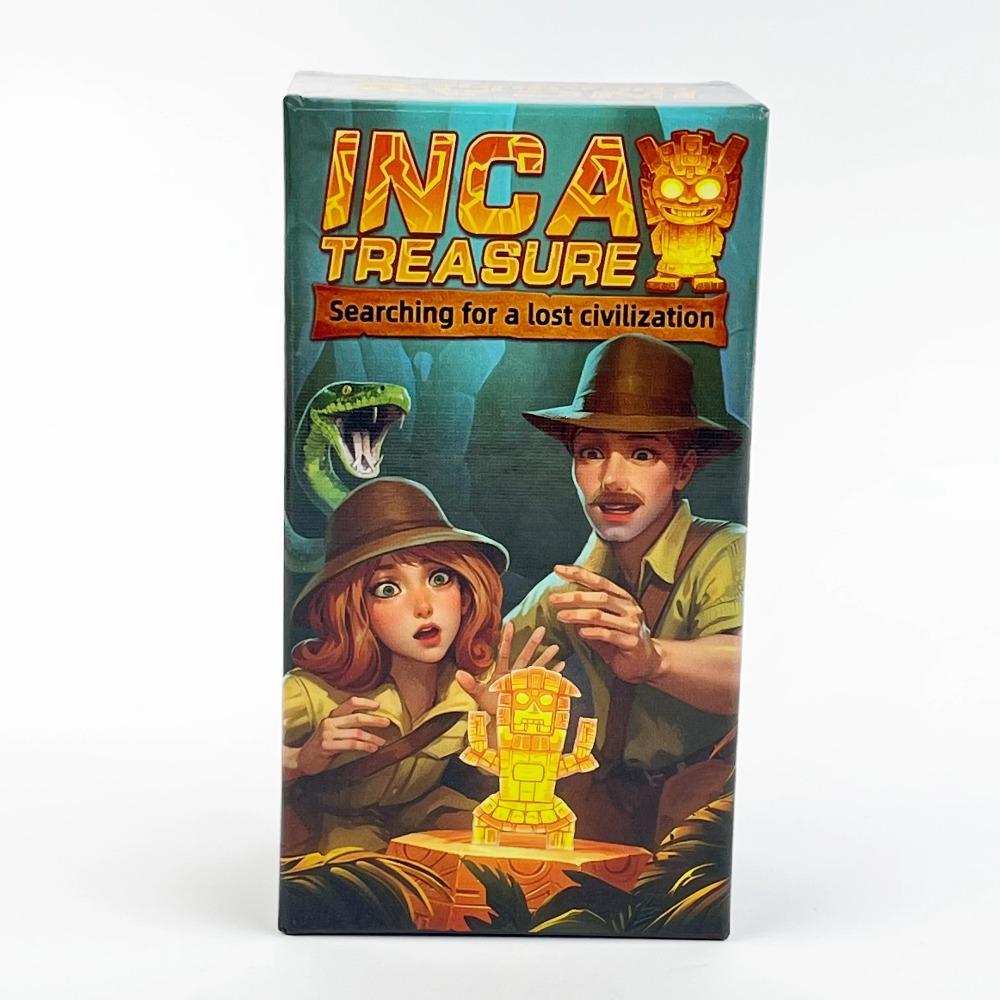 Поиски сокровищ инков: Стратегическая настольная игра для 3-8 игроков (Возраст 14+) – Блефуй, Делай ставки и Участвуй в гонке на выживание!