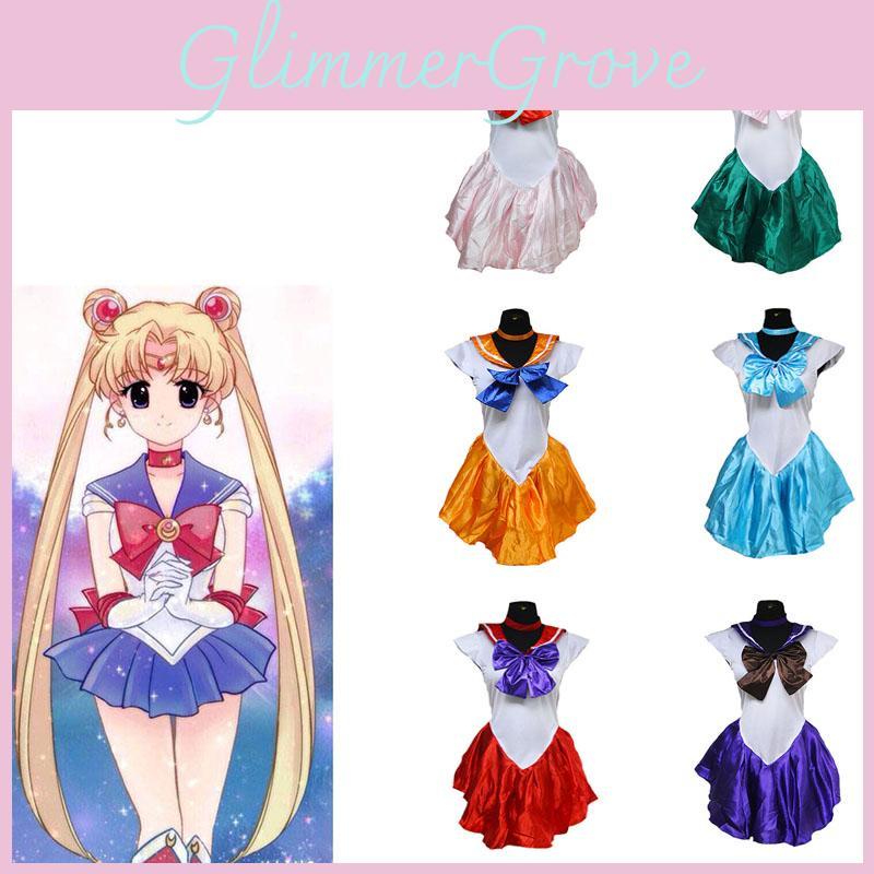 Atemberaubendes Sailor Moon Stil Kleid mit exquisiter Verarbeitung für Halloween Cosplay