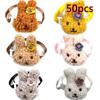 50/100pcs Small Dog Accessories Cute Rabbit Design Dog Puppy Bowties Adjustable Pet Dog Collar Bows Tie Necktie Pet Supplies