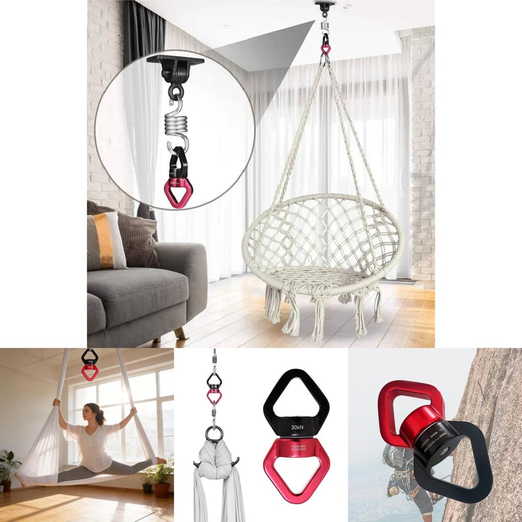 Outdoor Assist Tool With Aluminum Alloy 360 Rotating Hook For Aerial Exercise