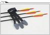 Three-Finger Leather Archery Gloves for Traditional Recurve Bow - Unisex Outdoor Hunting and Sports Shooting