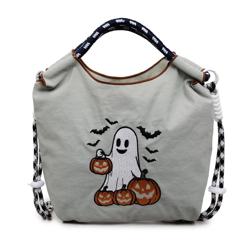 Einfache Tasche - Pendler-Einkammer-Umhängetasche mit cartoonhaftem und süßem Design - Praktische Hand- und Umhängetasche grün/cyanblau