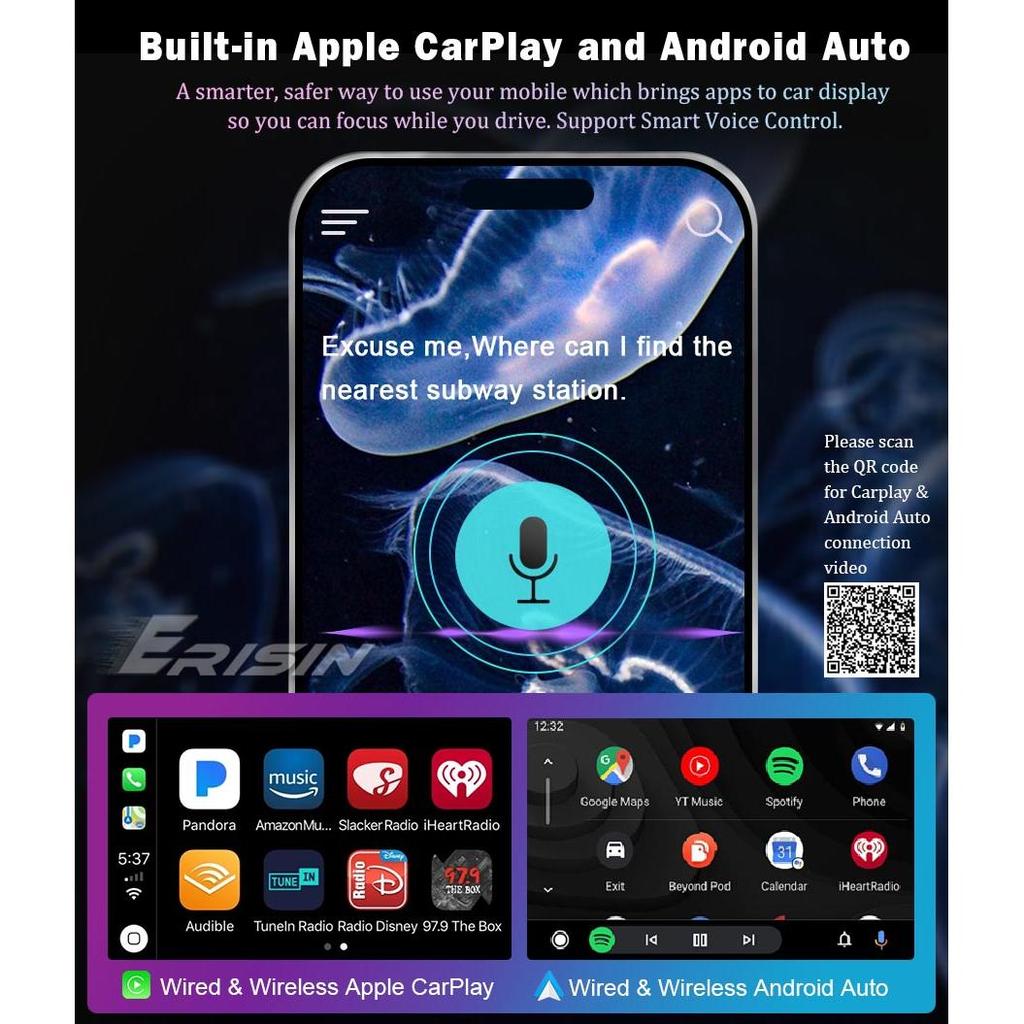 9 Inch Android 16 8GB+128GB Autoradio Wireless CarPlay GPS for VW SKODA EU Warehouse Free Ship Car Stereo ES9091V