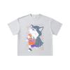260 GSM Double Yarn 32 Count 100% Cotton HXH V10 Killua Halloween Print Unisex Heavy Cotton T Shirt