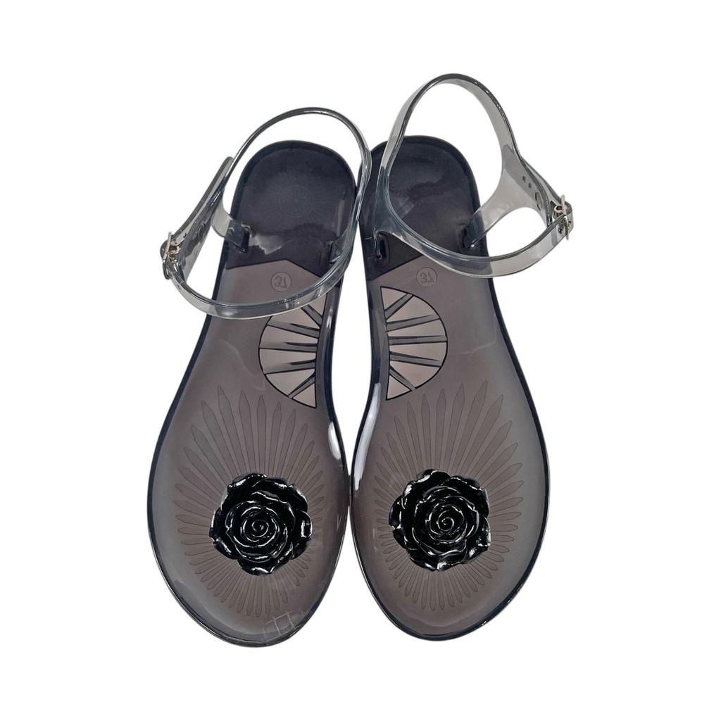 Summer Women's Camellia Fruit Soft Bottom Jelly Sandals