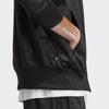 Adidas Originals All Over Logo Print Stand Collar Jacket Men Jacket Black HZ4155