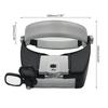 Portable Headband Magnifier Loupe Head Magnifying Glass Lens Jewelry Watch Repair Watchmaker Magnifier with 2 LED Light