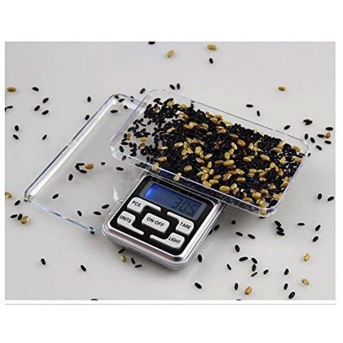 PULABO Portable Pocket Digital Scale (0.1g-500g) Precision Measurements for Professional Use (0.1g-500g) Durable and Practical for Improving Quality O