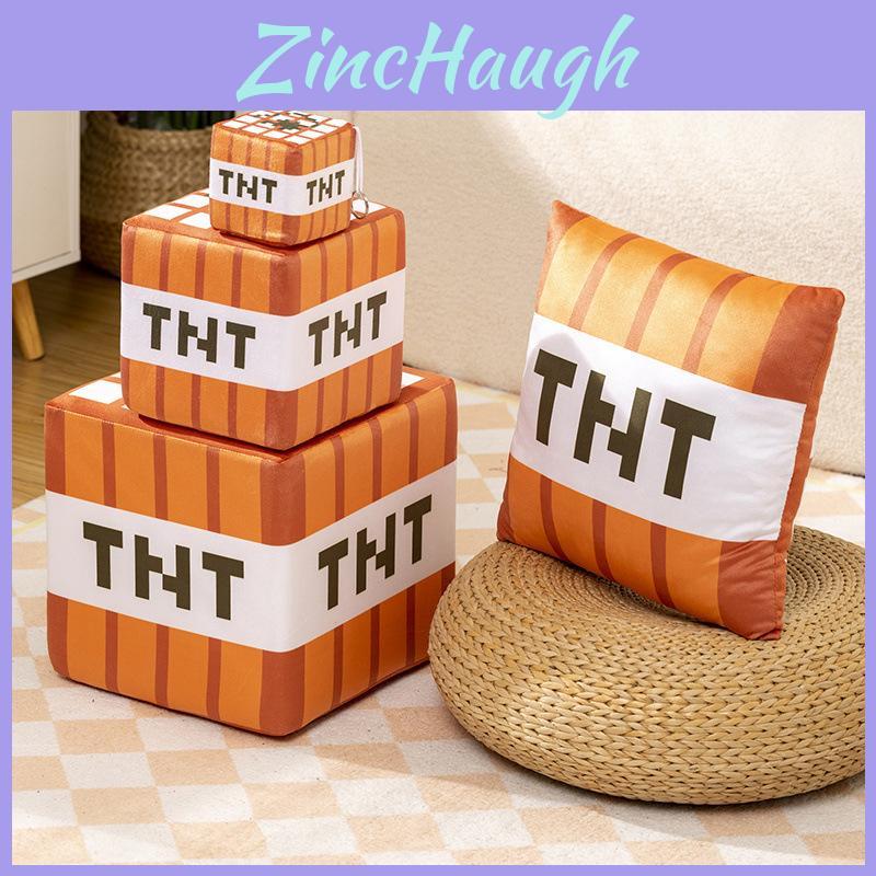 Minecraft Grass Block Plush Cushion With Soft Short Pile For Home Office