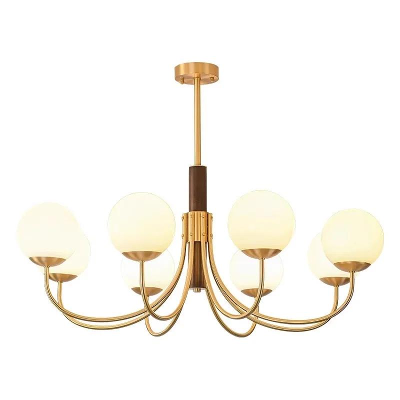 Modern living room, restaurant, American style chandelier, simple and fashionable home designer, French style chandelier