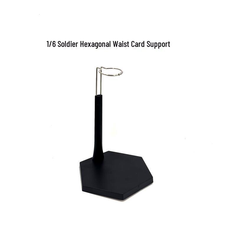 Hexagonal Transparent Waist Support Stand for 1/6 Soldier Figure