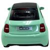 Масштаб Fiat 500e Kinsmart Литая модель Пастельно-зеленый 1/32 Автомобиль,