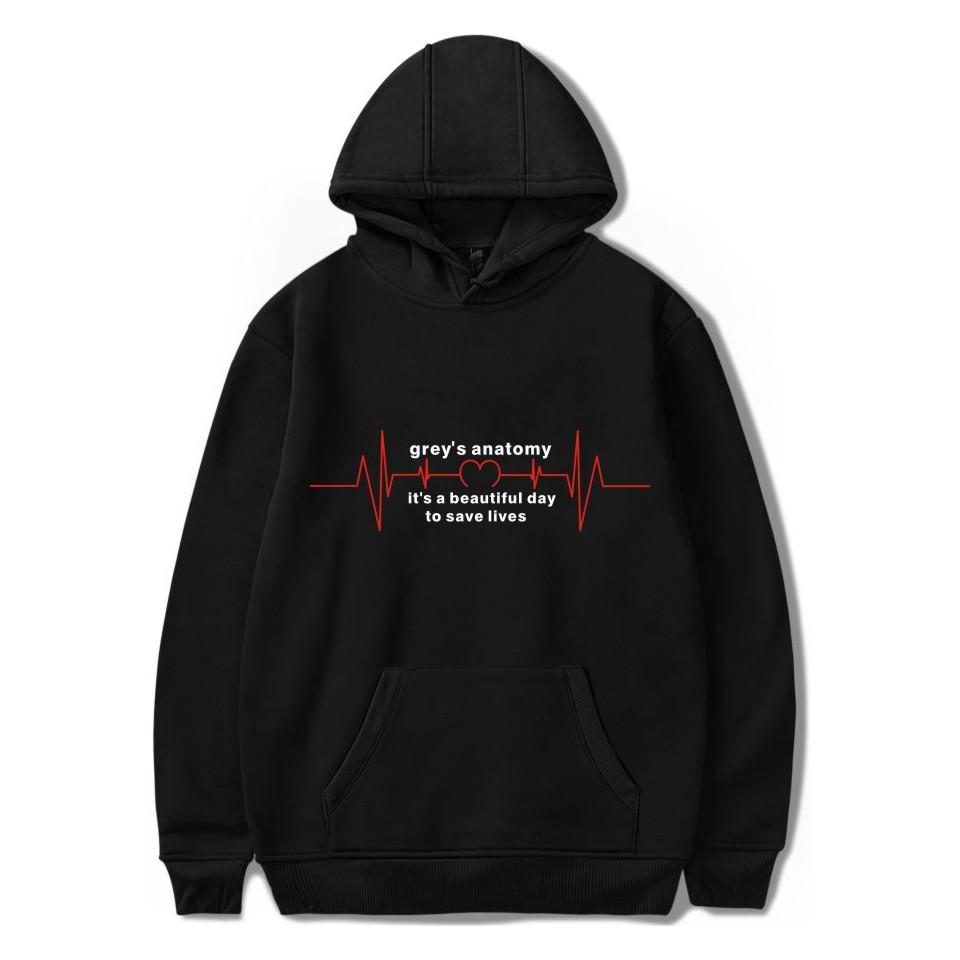 Harajuku Gray's Anatomy Tumblr Greys Anatomy printed Hoodies Sweatshirts Men/Women Comfortable Sweatshirt Adult/Child Pullovers