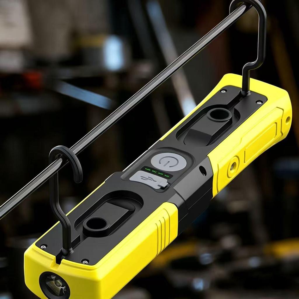 Magnetic Rechargeable Super Bright Car Repair Light: Portable Mini Outdoor Camping Flashlight.