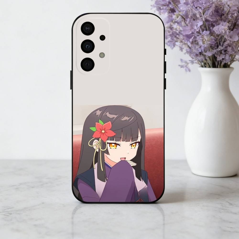 S-Sasaki and P-Peeps Phone Case For Samsung Galaxy A73,A72,A71,A70,A53,A52,A51,Others Soft Black Shell