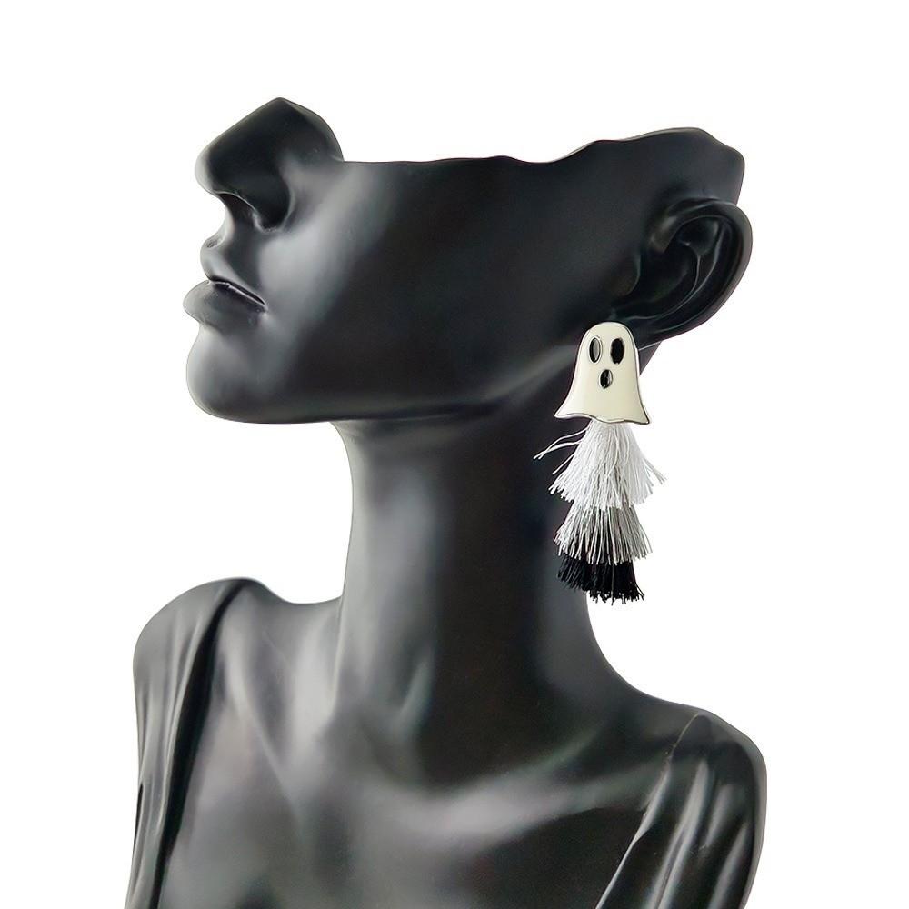 Gothic Style Halloween Earrings Exaggeration Pumpkin Dangle Earrings All Saints' Day