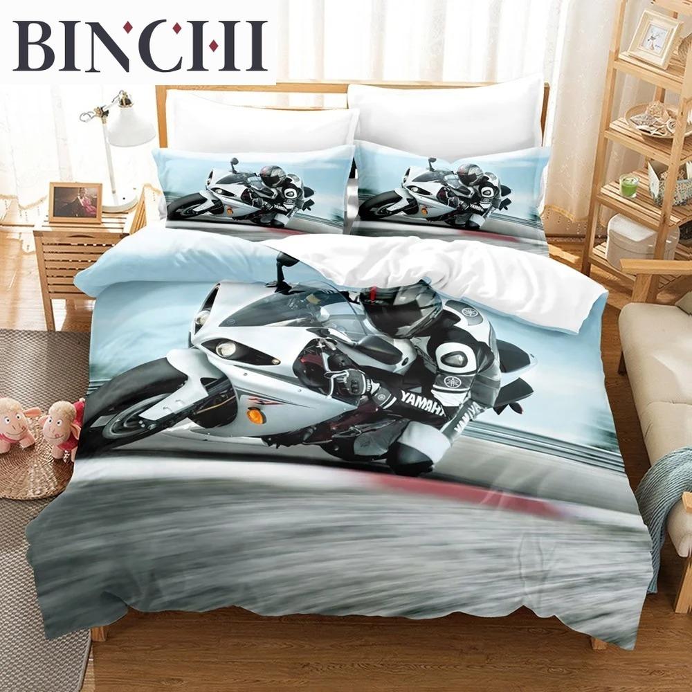 Motor Dekbedovertrek Set Raceauto 3d Dekbedovertrek Set Dekbed Bed 140x200cm Maat Voor Kinderen Mode Luxe Coole Auto Decor Thuis