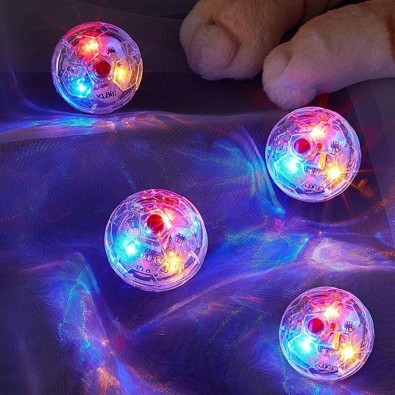 Pet Cat Interactive Glowing Ball Portable Colorful Mini Running Exercise Ball Toys Exquisite Gifts