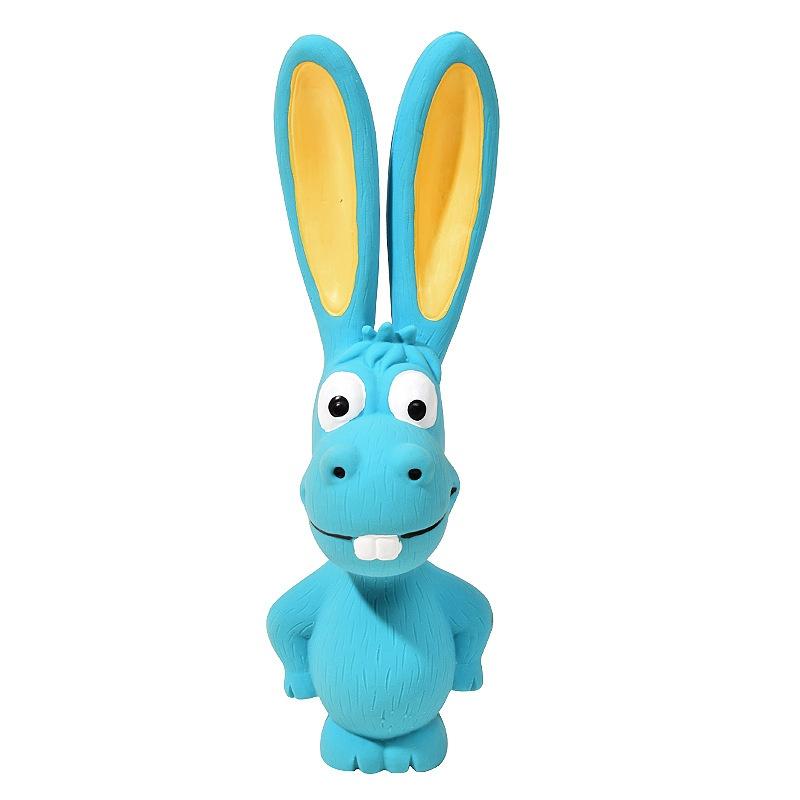 Pet Supplies Latex Pet Toys Collection Grinding Teeth Cleaning Bite Interactive Dog Toys Naughty rabbit dog latex chew to