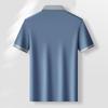 MONTAGUT Men's Silk Blend Polo T-Shirt