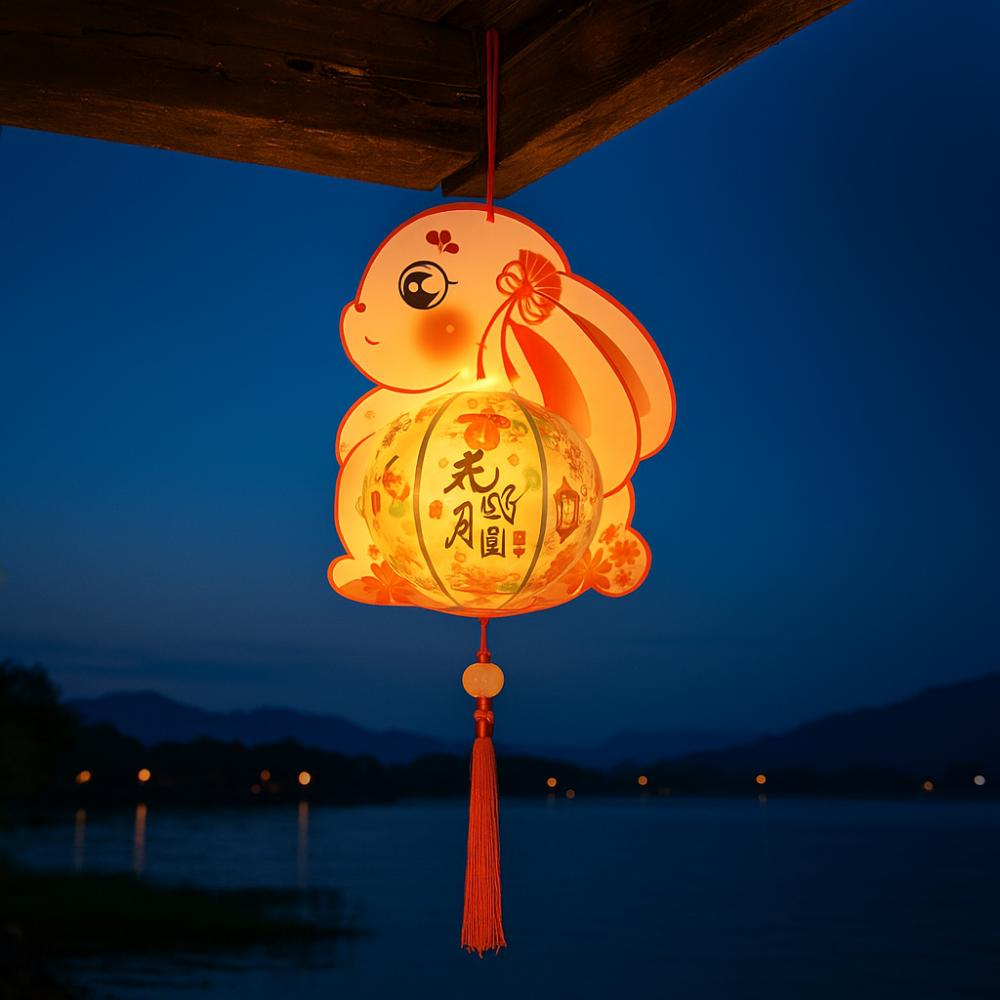 PVC Children DIY Lantern Material Kit 3D Ancient Style Handheld Lantern  Children