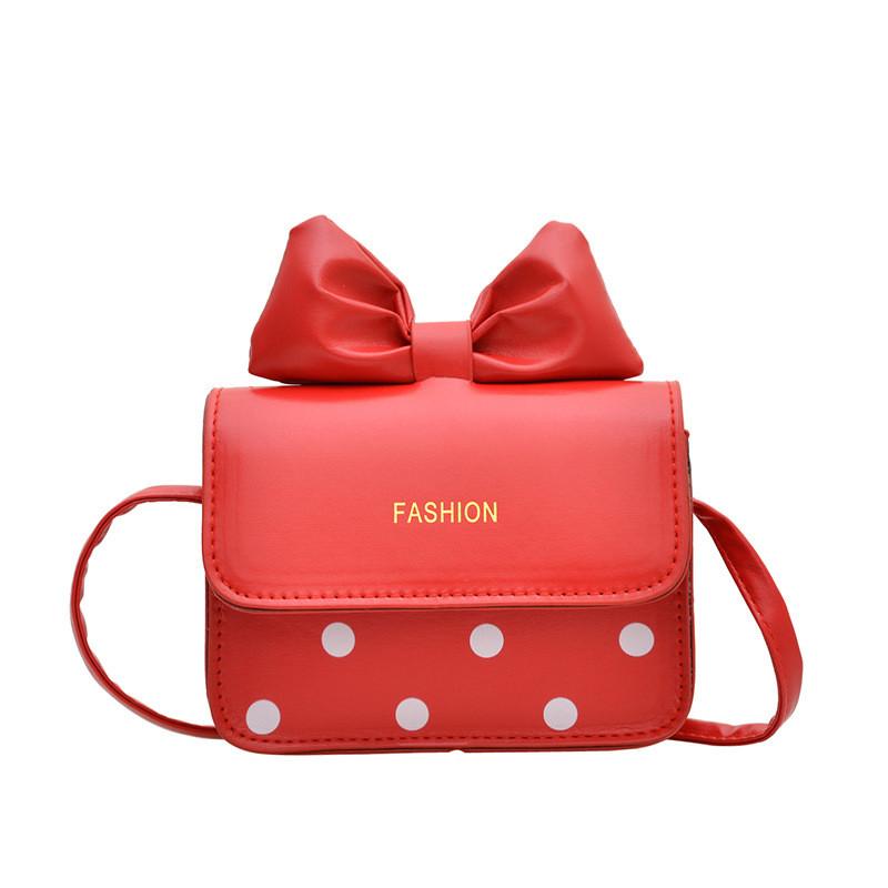 Classic Butterfly Bow Girl Mini Shoulder Bag With Pu Material For Daily Use