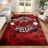 FC Manchester Carpet Door Mat for Living Room or Bedroom Protective Mat Under Chair Office Decoration Christmas Gift Birthday Present